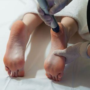 Image of Foot condition showing diagnostic ultrasound, Socal Foot Ankle Doctors, Foot & Ankle Treatments